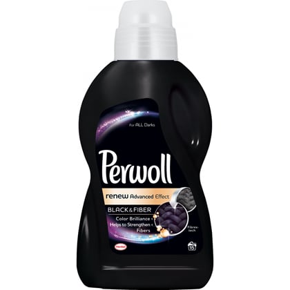 Perwoll Black & Fiber prací gel na černé, 15 praní, 900 ml