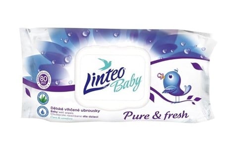 Linteo dětské vlhčené ubrousky Pure fresh