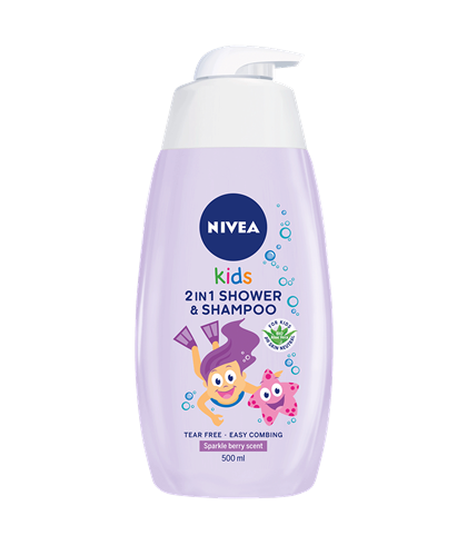 NIVEA KIDS SPRCHOVÝ GEL A ŠAMPON 2 V 1 500 ml