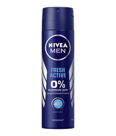 NIVEA SPREJ DEODORANT PRO MUŽE FRESH ACTIVE 150 ml