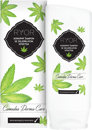 Konopný šampon se zklidňujícím efektem Ryor