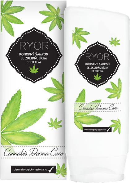 Konopný šampon se zklidňujícím efektem Ryor