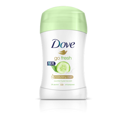 Dove tuhý antiperspirant Go Fresh Okurka a zelený čaj 40 g