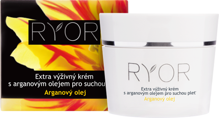 Extra výživný krém Ryor s arganovým olejem pro suchou pleť