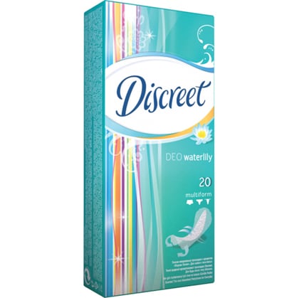 Discreet Deo Waterlily slipové intimní vložky  20 ks