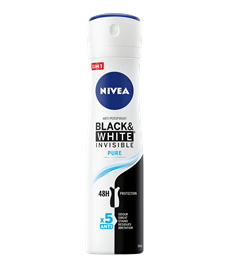 NIVEA SPREJ ANTIPERSPIRANT B&W INVISIBLE PURE 150 ml