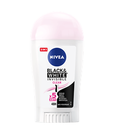 NIVEA TUHÝ ANTIPERSPIRANT INVISIBLE FOR BLACK & WHITE CLEAR 40 ml